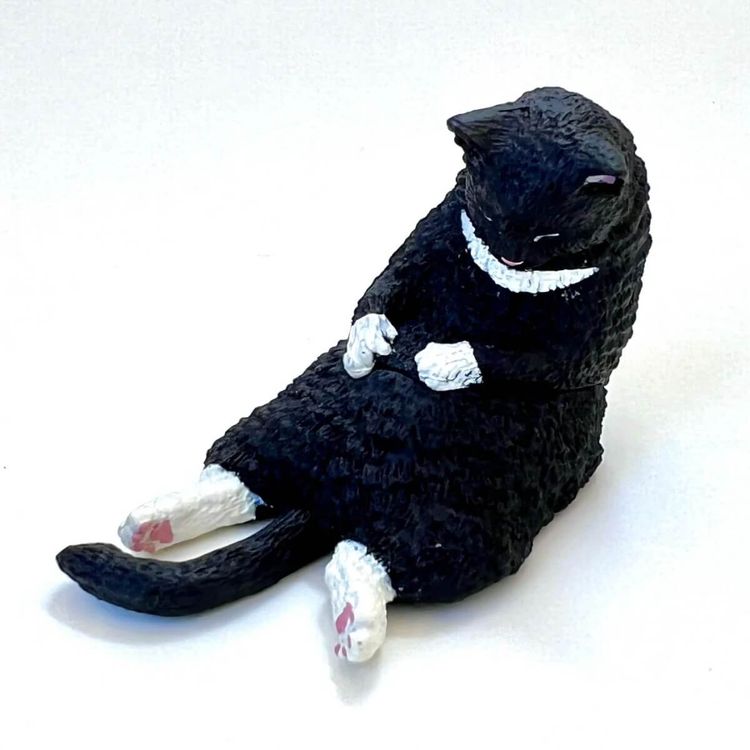 Black Sleepy Cat by Yell World