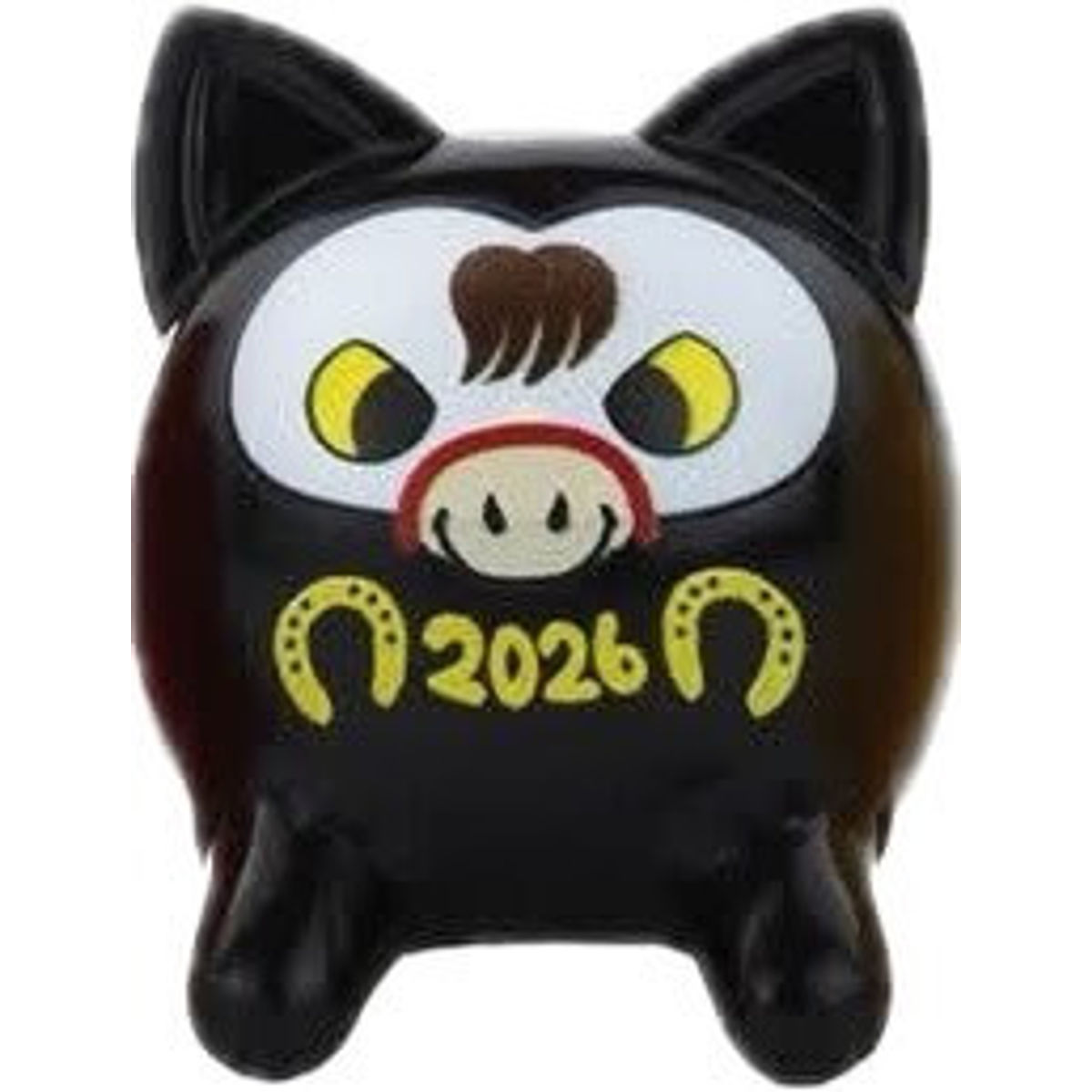 Black Year of the Horse Cat Daruma
