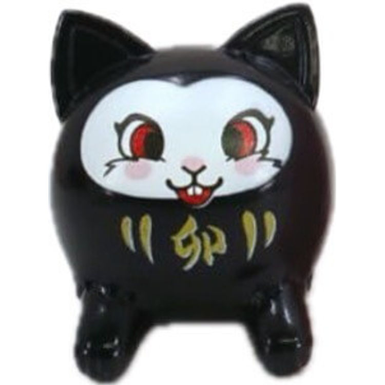 Black Rabbit Daruma by Konatsu Koizumi