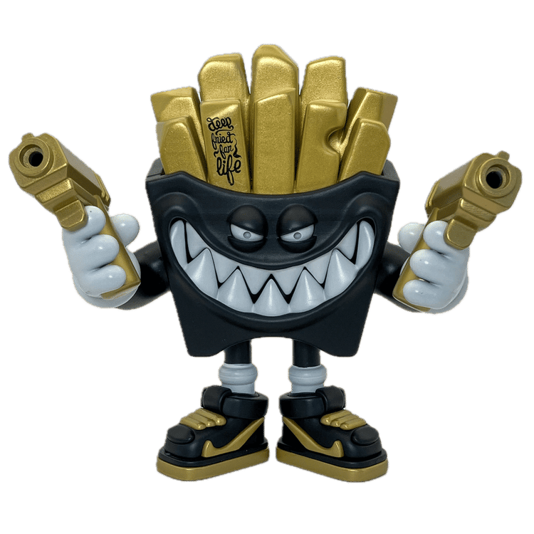 Black & Gold Felon Fries by Evil A Toys