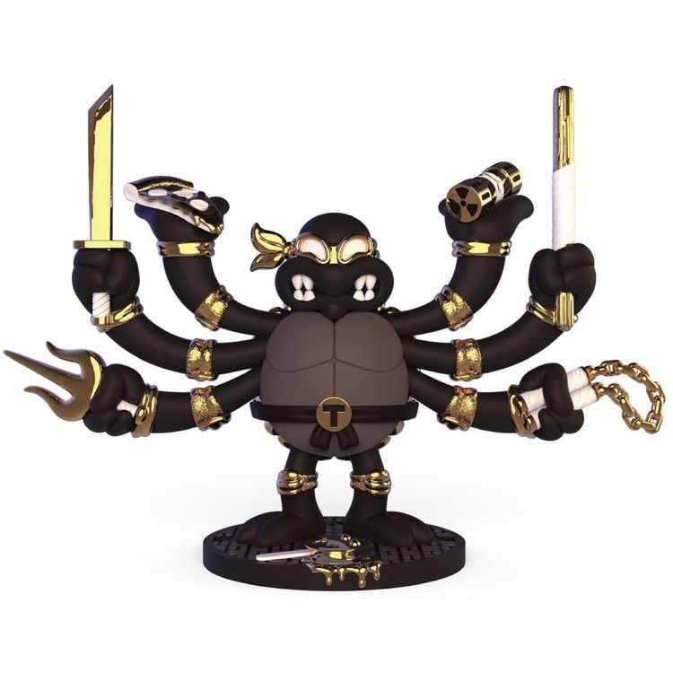 Black & Gold Teenage Mutant Ninja Turtle Guru by Nickelodeon
