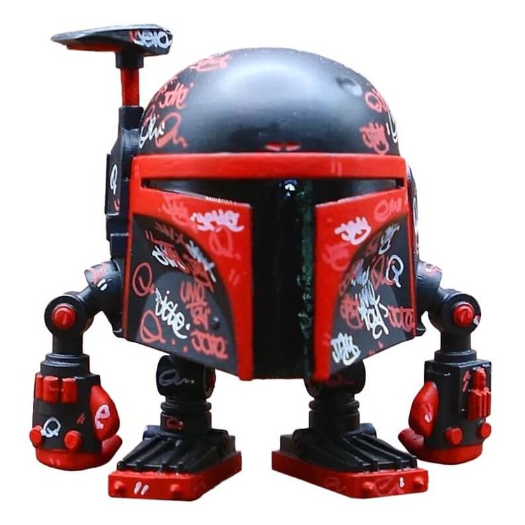 Black & Red BobaDroid by UME Toys (Richard Page)