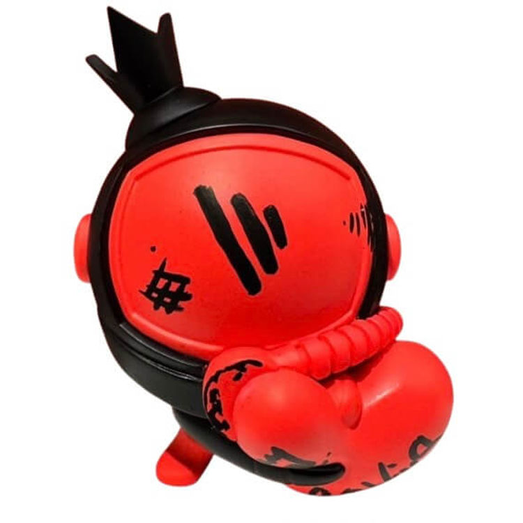 Black & Red Jae the Lovestronaut by Jae Martin