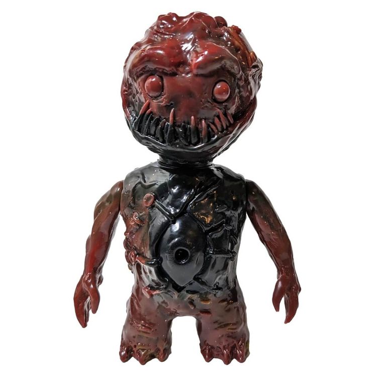 Black & Red Marble Nightmare-Chan by Rick Kitagawa