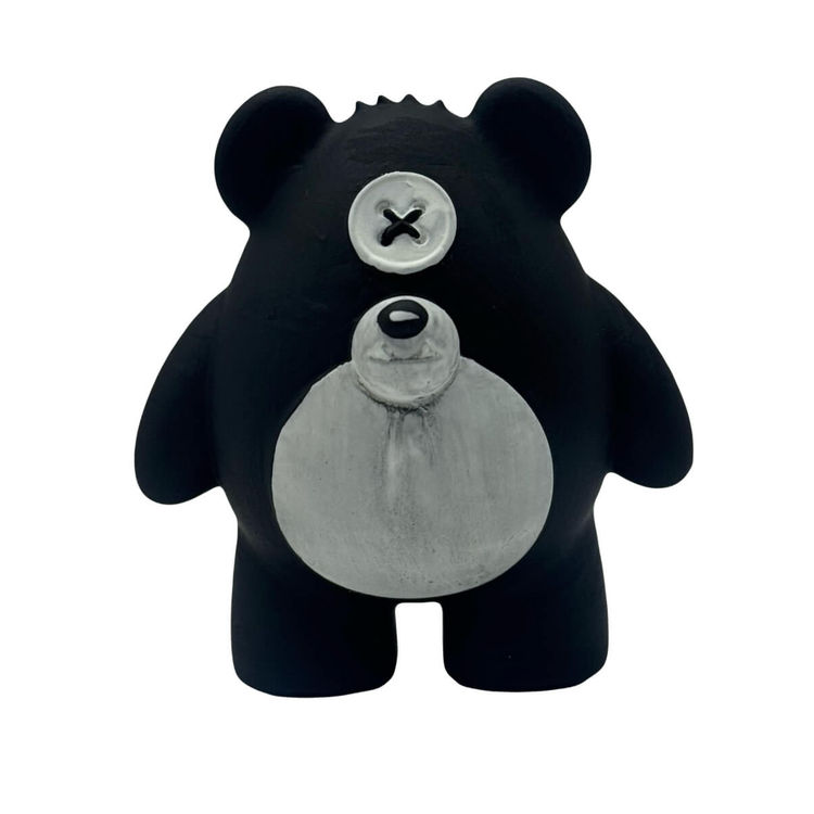 Black & White Bear by NatGio