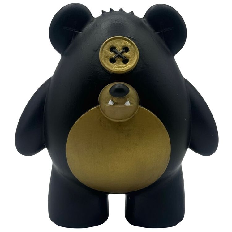 Black and Gold Bear by NatGio