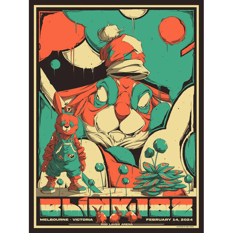 Blink-182 Melbourne Australia by Mike Fudge