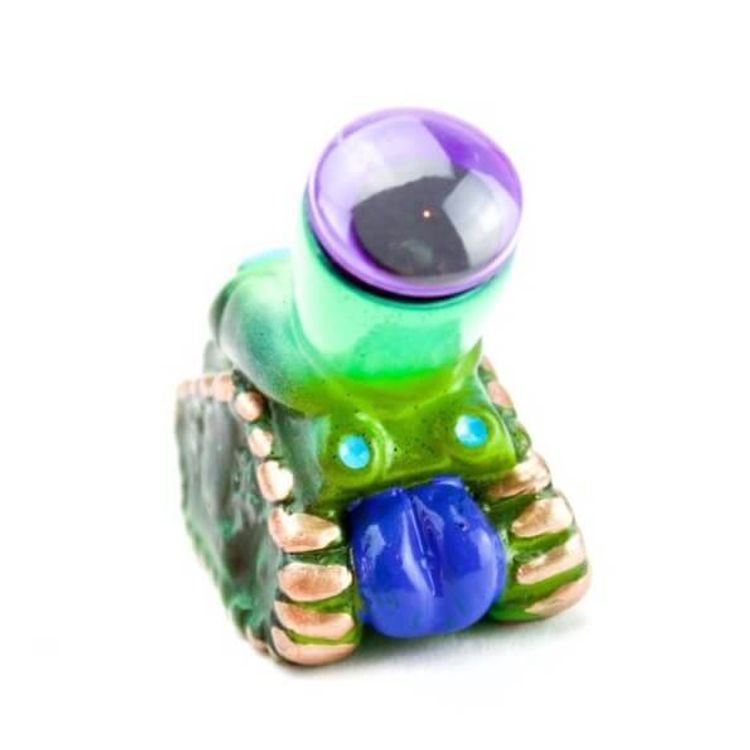 One-Off Eye Tank (Purple/Blue) by Bwana Spoons
