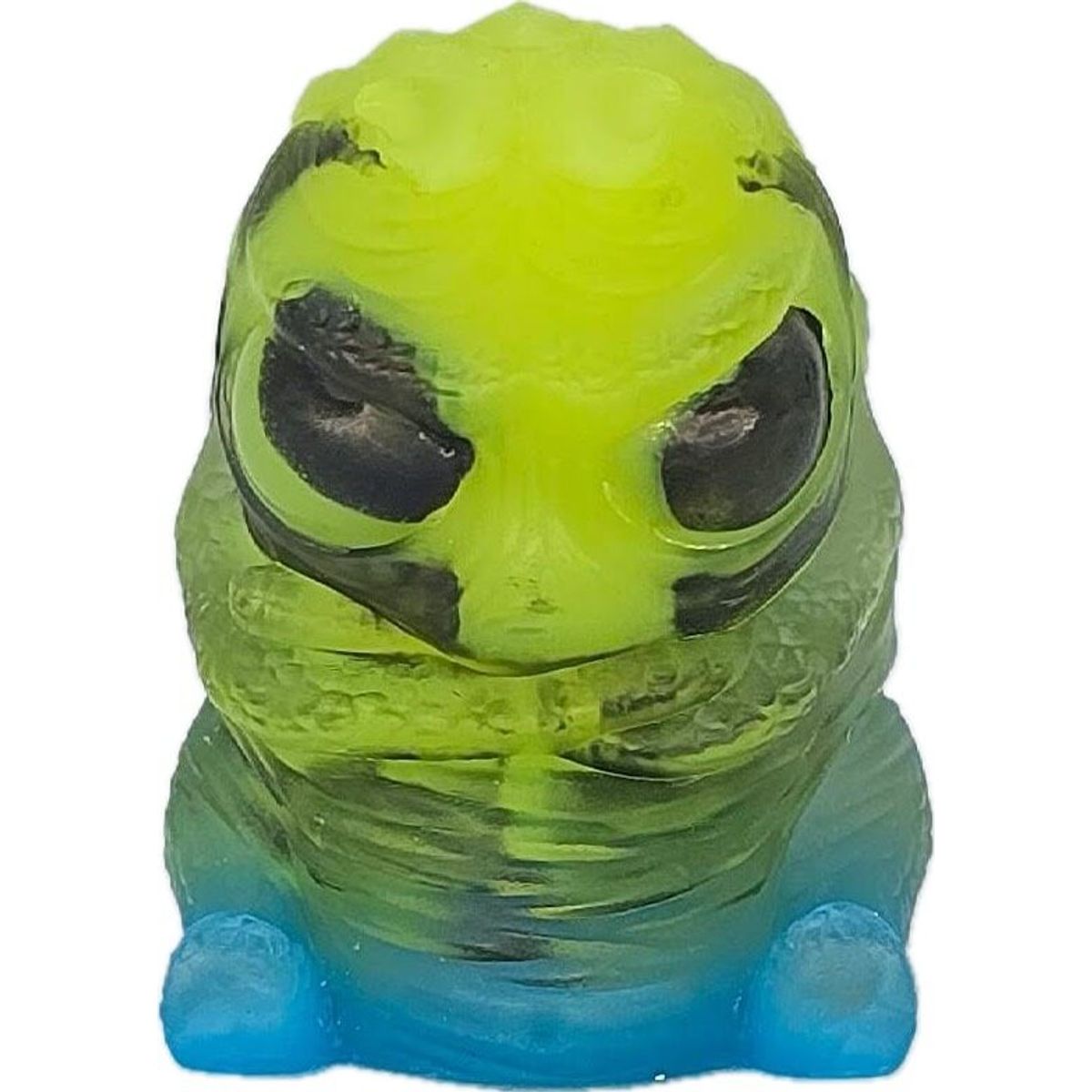 Yellow Skelly/Blue Bottom - Double Cast Gus