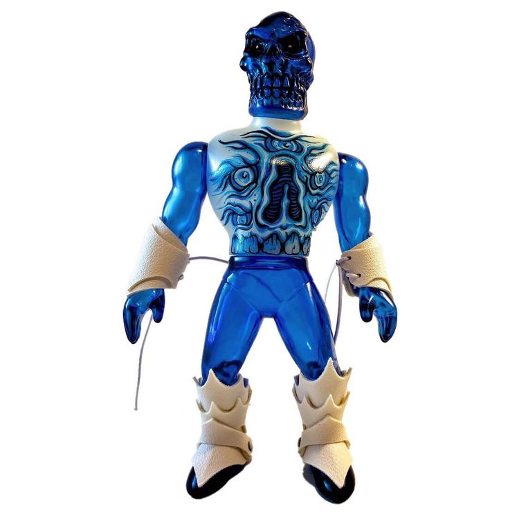 Blue Crew Deluxe Skull Blue by Barbarian Rage (Scott Cherry)