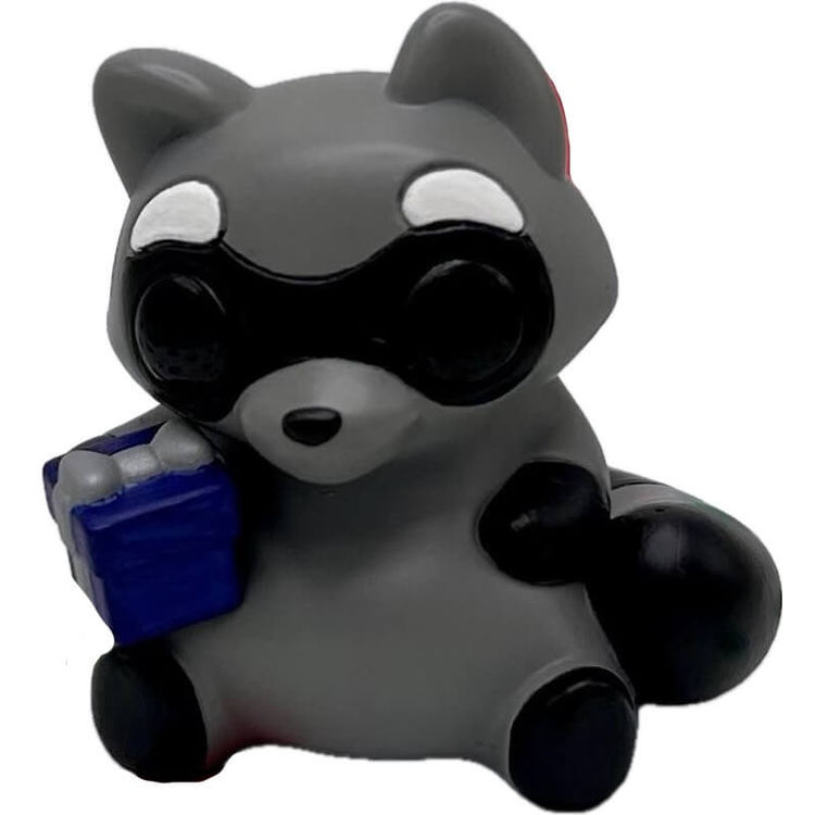 Blue Gift Trashy Raccoon by The Lostlings