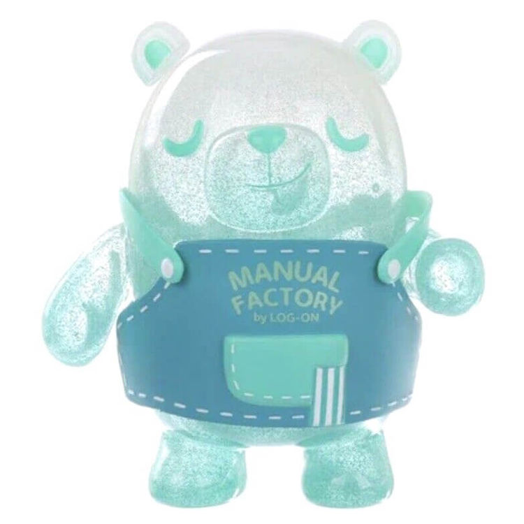Blue Glitter Factory Bear by LOG-ON