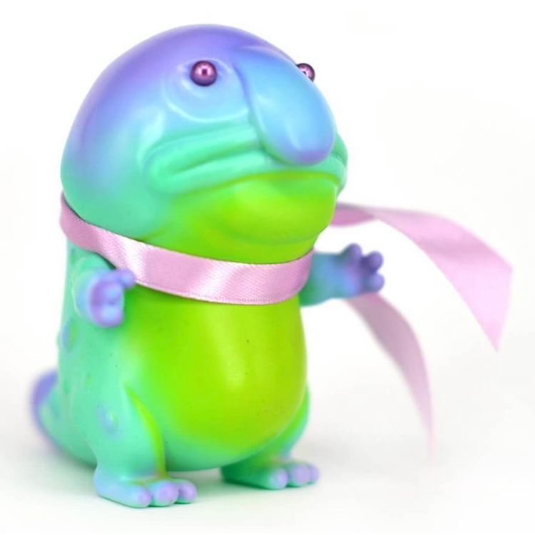Blue Green Blobfish Pink Ribbon by Red Hot Style
