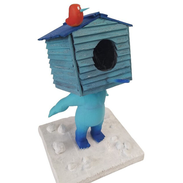 Blue House Cubic Boy by Potter