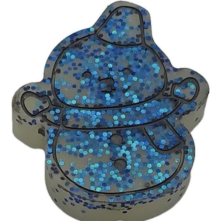 Blue Ice - Snowman by Glow Man Dan