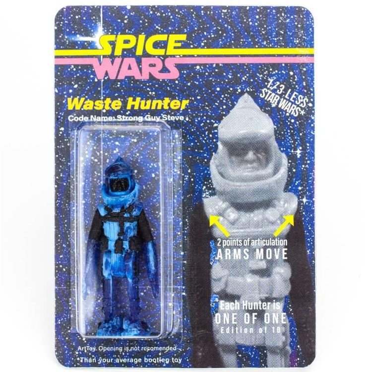 Waste Hunter :: Strong Guy Steve (Purple/Blue Marble) by Spandex Toys