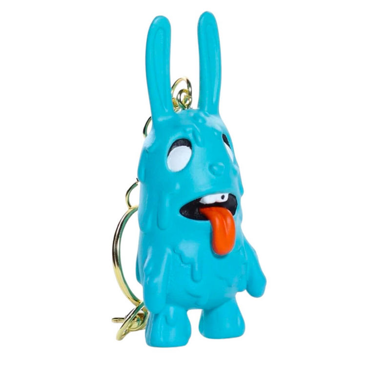 Blue Mini Bunny Keychain by Fetch for Donuts (Aleana Soto)