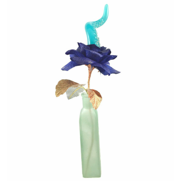 Blue Moon Bioluminescent Tentacle Blossoms (Sparkle GID) by plushPLAY (Mariangela Tan)