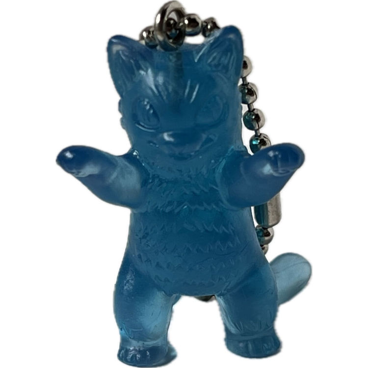 Blue Negora Capsule Toy Keychain by Konatsu Koizumi