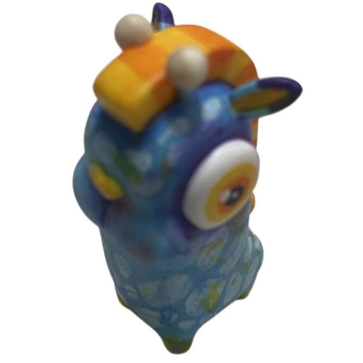 Blue Radiant Giraffe by Sean Lee