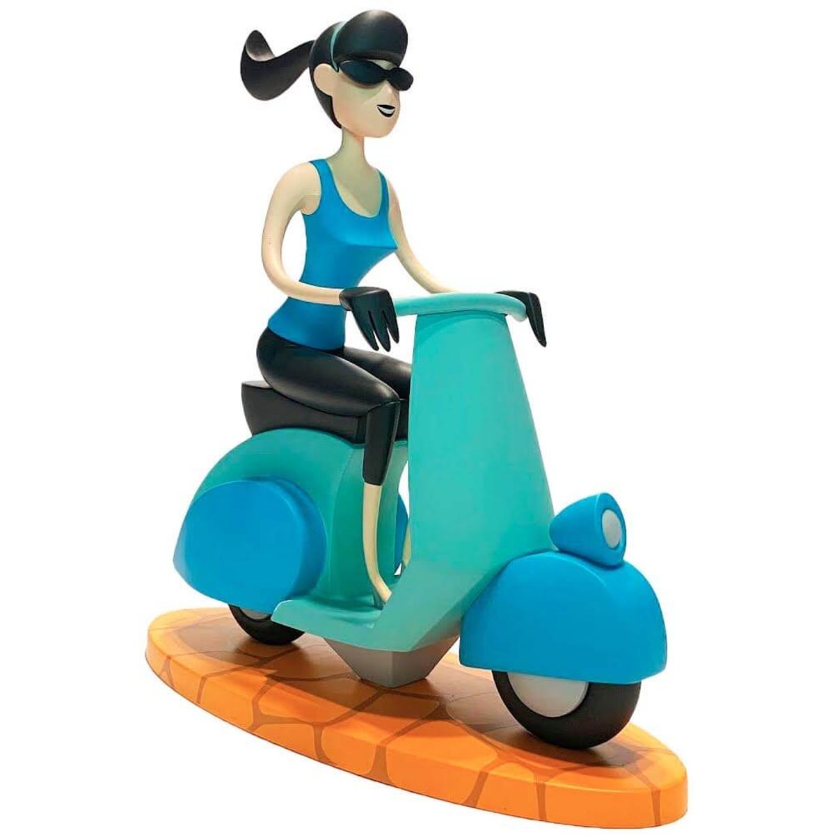 Blue Scooter Girl