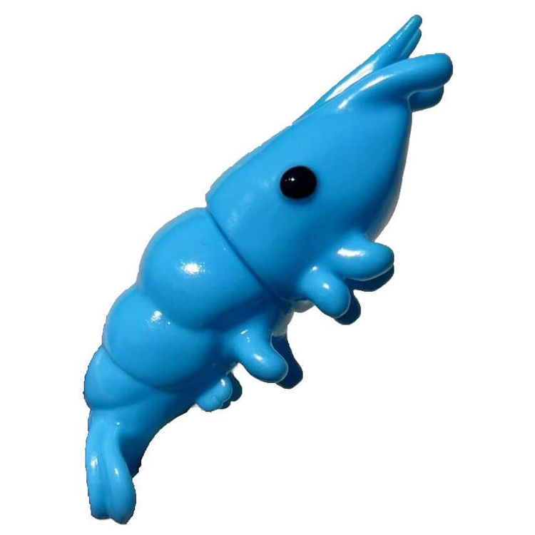 Blue Shrimp at Work by Science Patrol