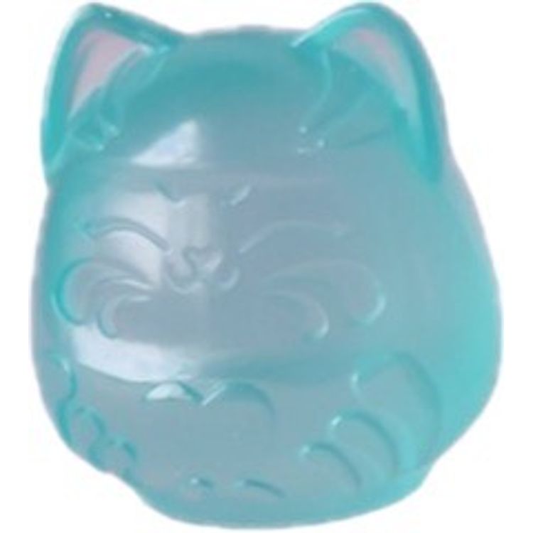 Blue Translucent Mini Daruma by Jenny Cherry