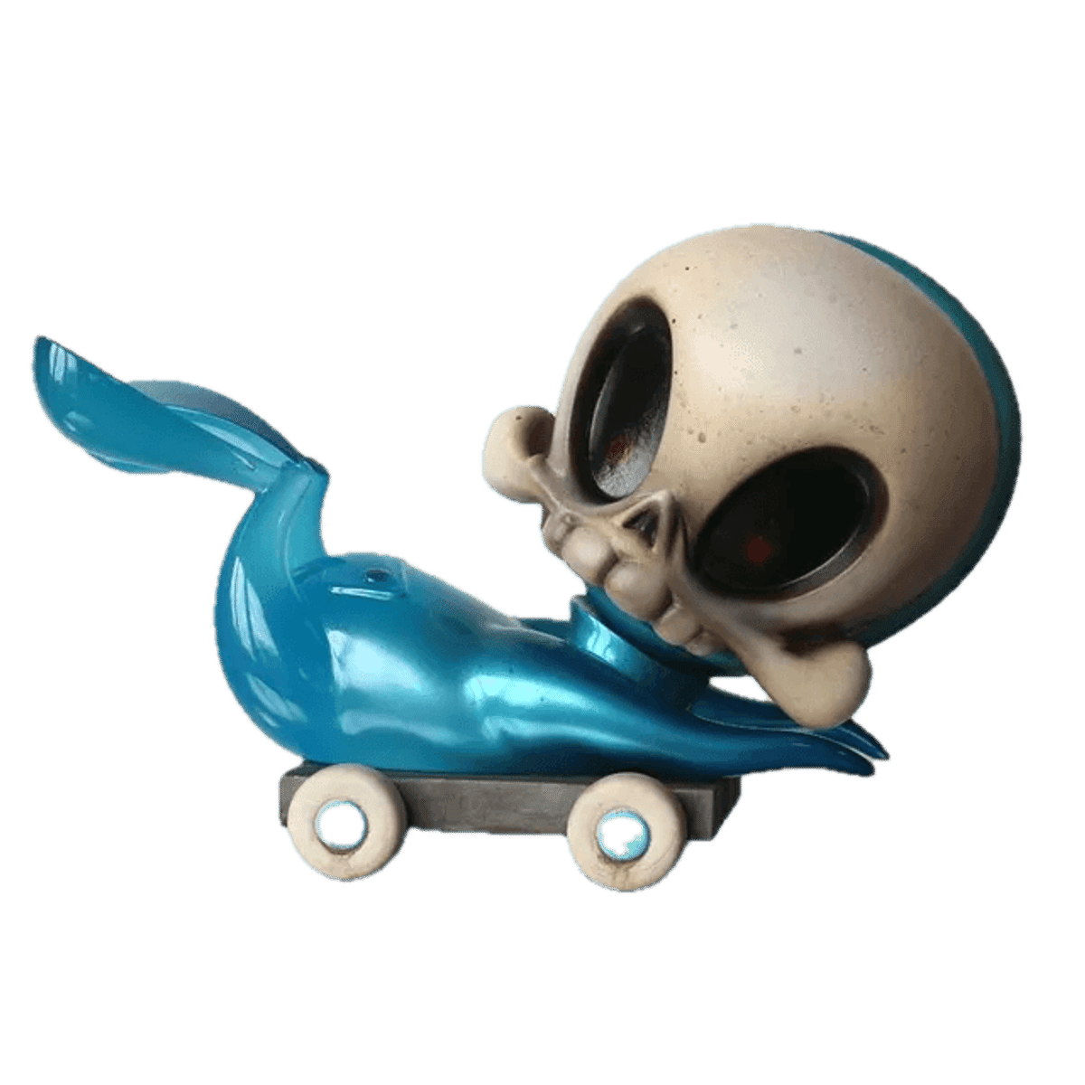 Blue Twilight Pull Cart Skelve