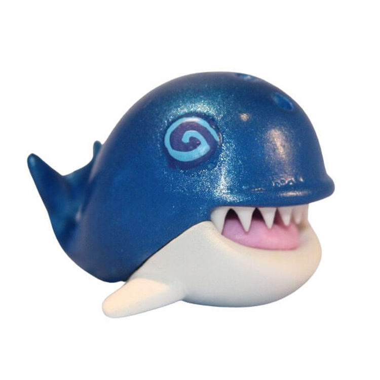 Blue Whale with Swirl Eye by Victoria Rose