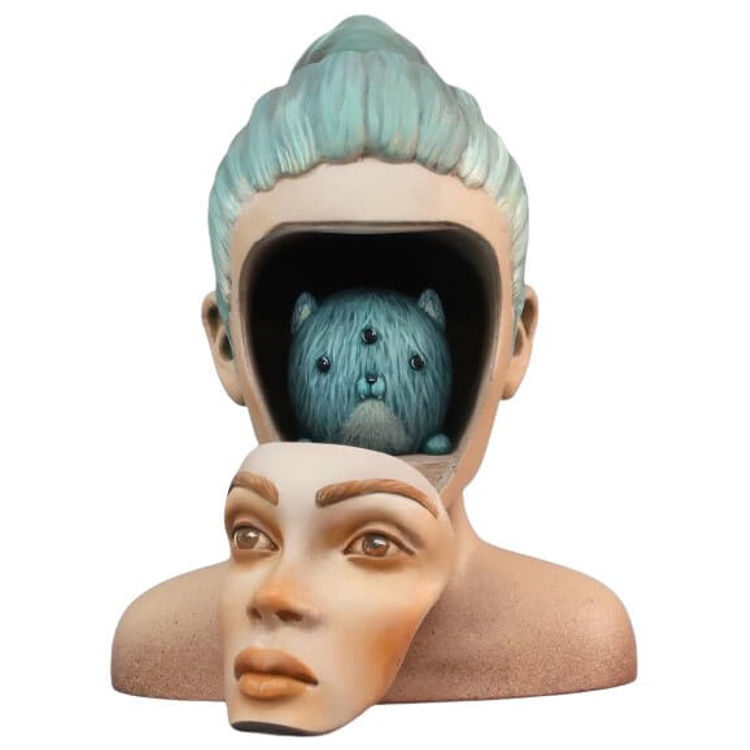 Blue What Lies Within Us by Caro Pepe