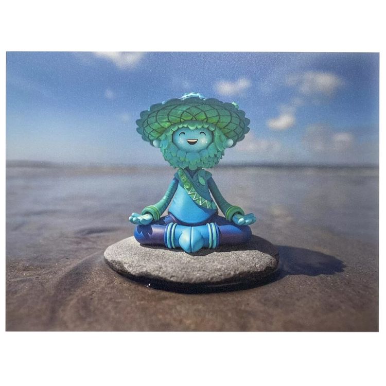 Blue Wizard Photo Print by Miss Muju