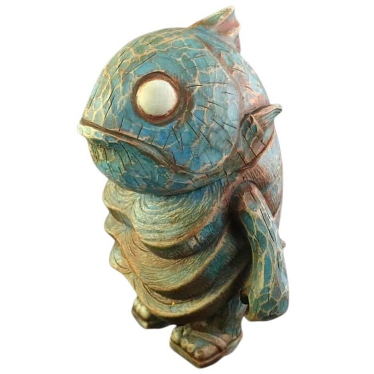Blue Wooden Maguro Senpai by Little Good Thing