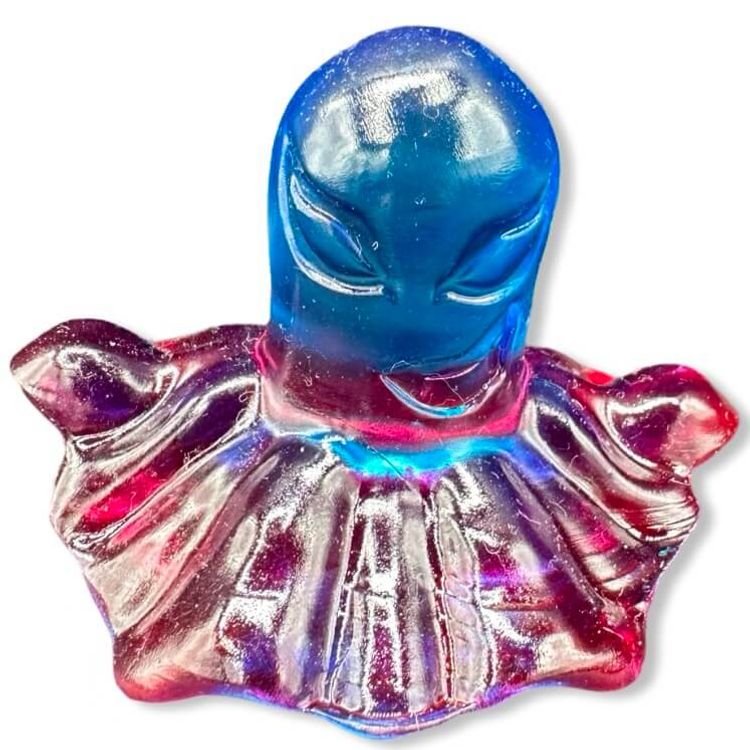 Blue & Red Ghost by God Made a Mess