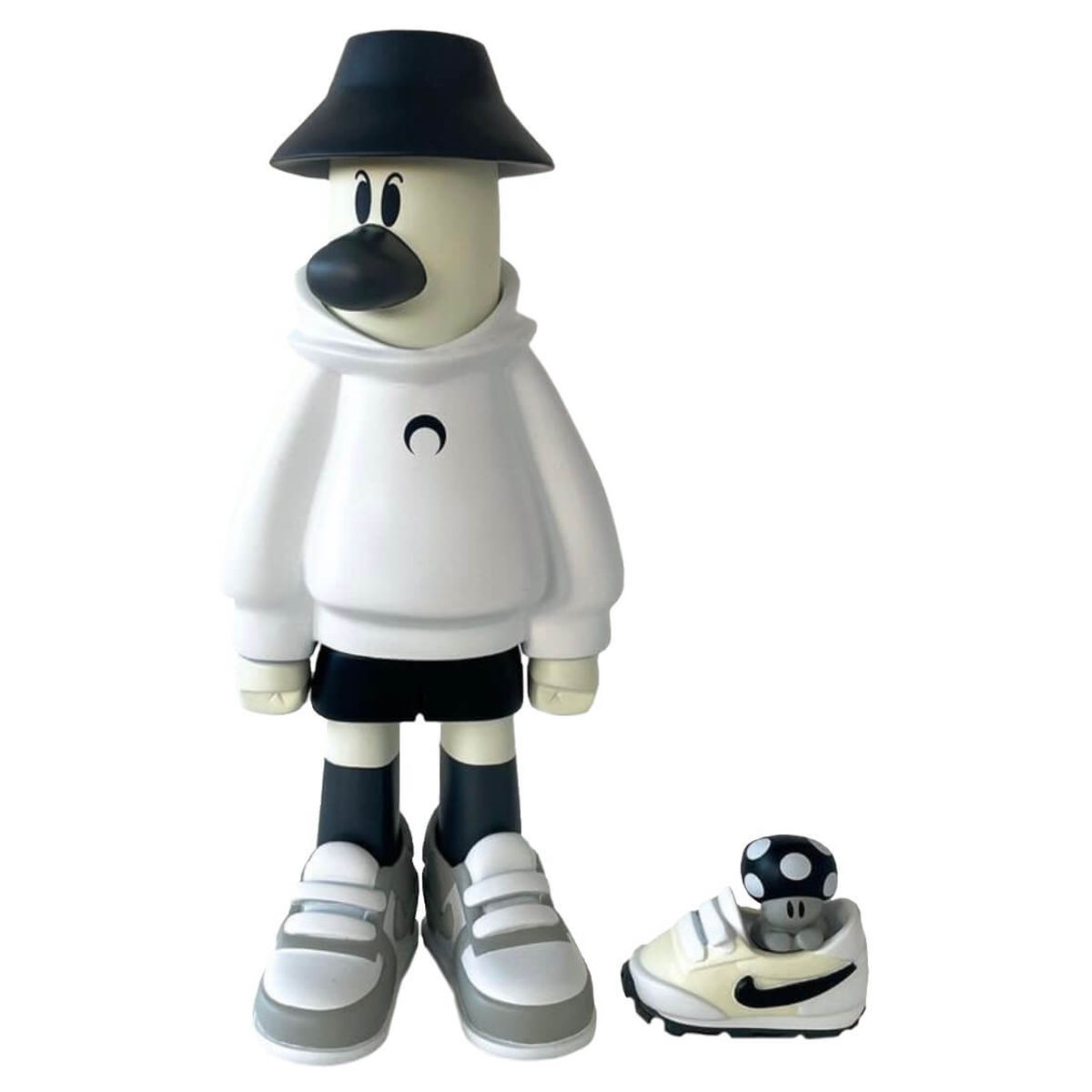 Boat & Mushroom Boy - Black