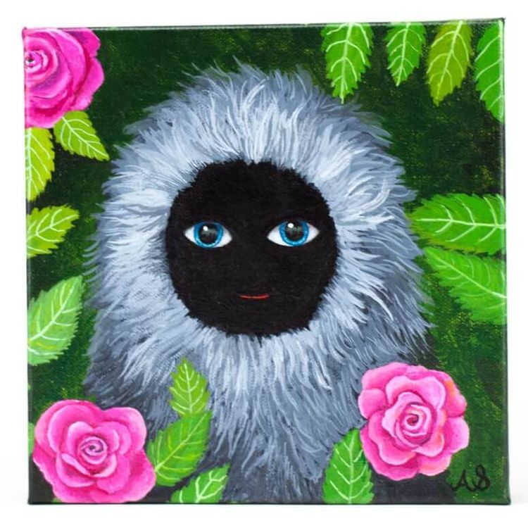 Bonhomme in Roses by Grumble Toy (Ainsley Sturko)