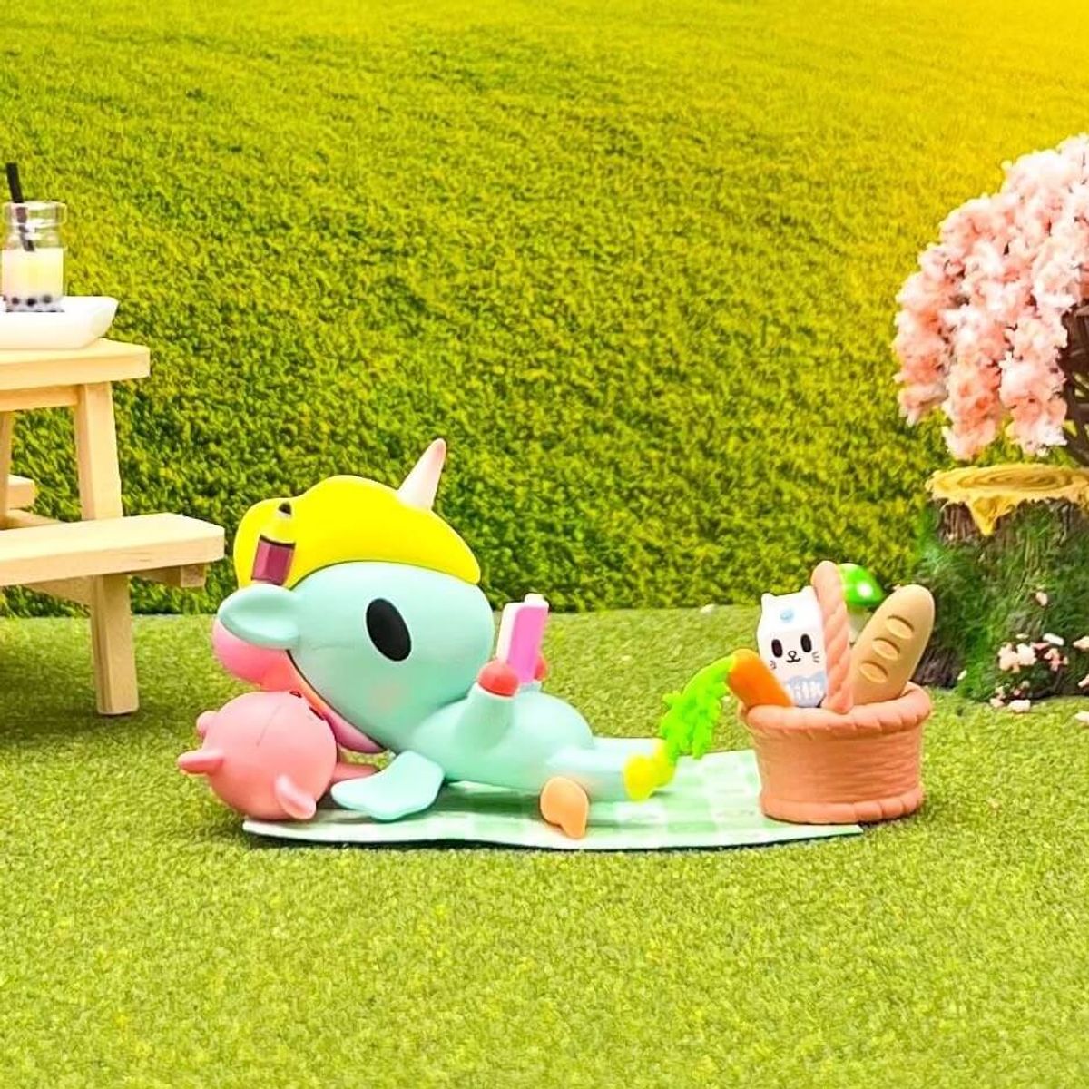 Book Worm Picnic Party Unicorno