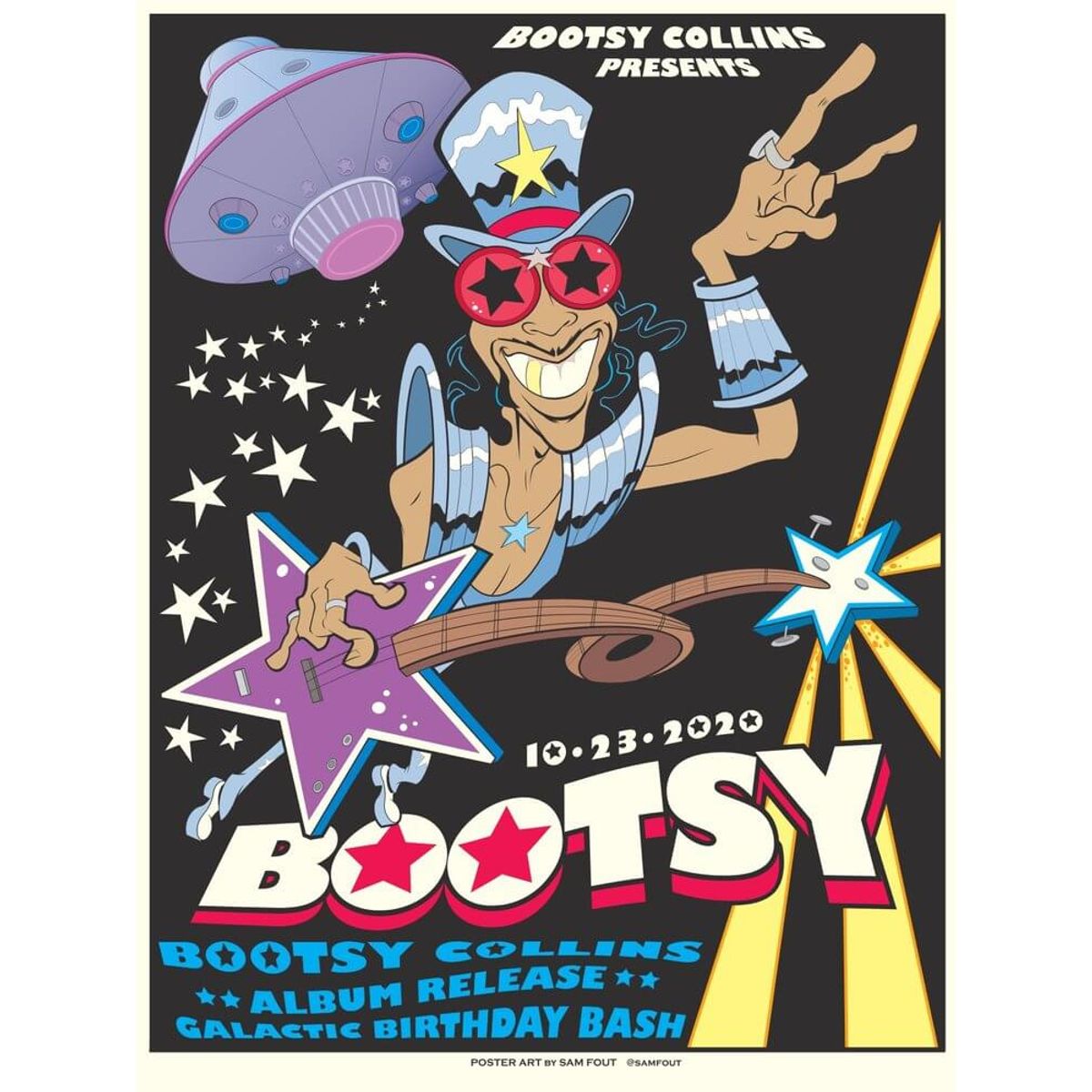 Bootsy Collins Poster (from Cincinnati, OH)