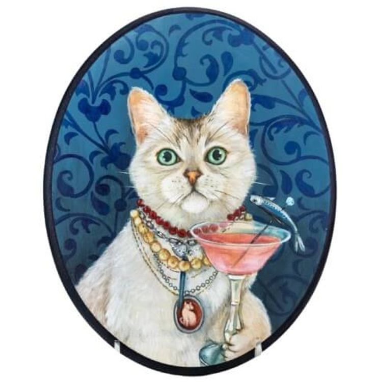 Boozy Kitty #1 by Diana Teeter