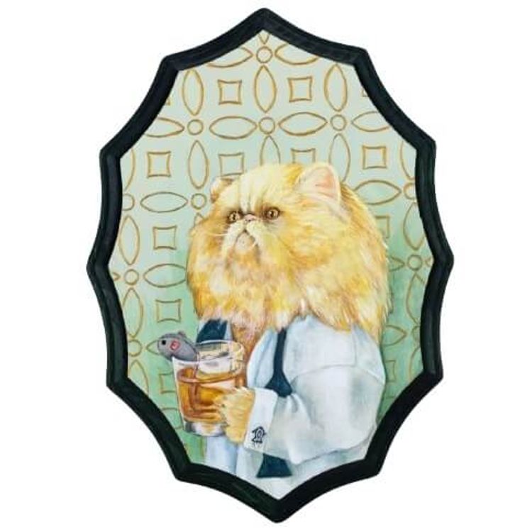 Boozy Kitty #3 by Diana Teeter
