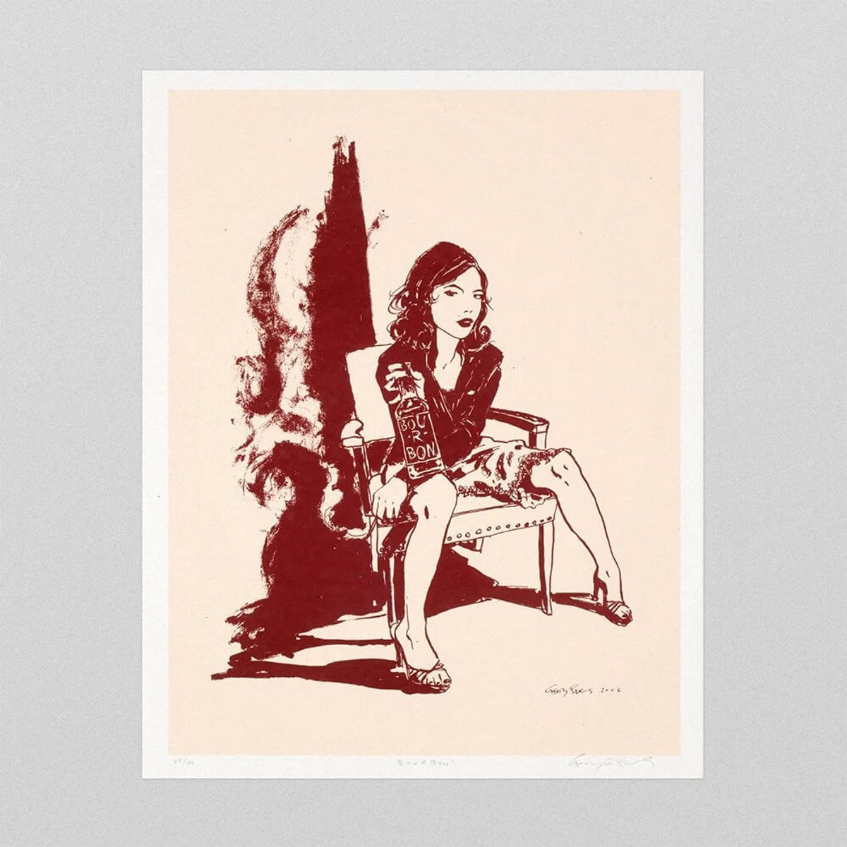 Bourbon! Fine Art Screenprint