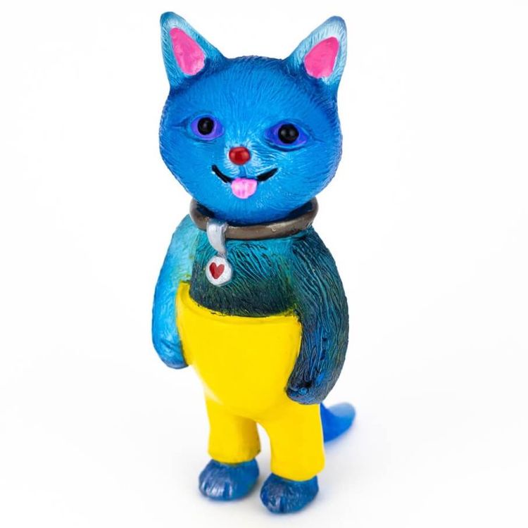 Boy Cat – Blue by Grumble Toy (Ainsley Sturko)