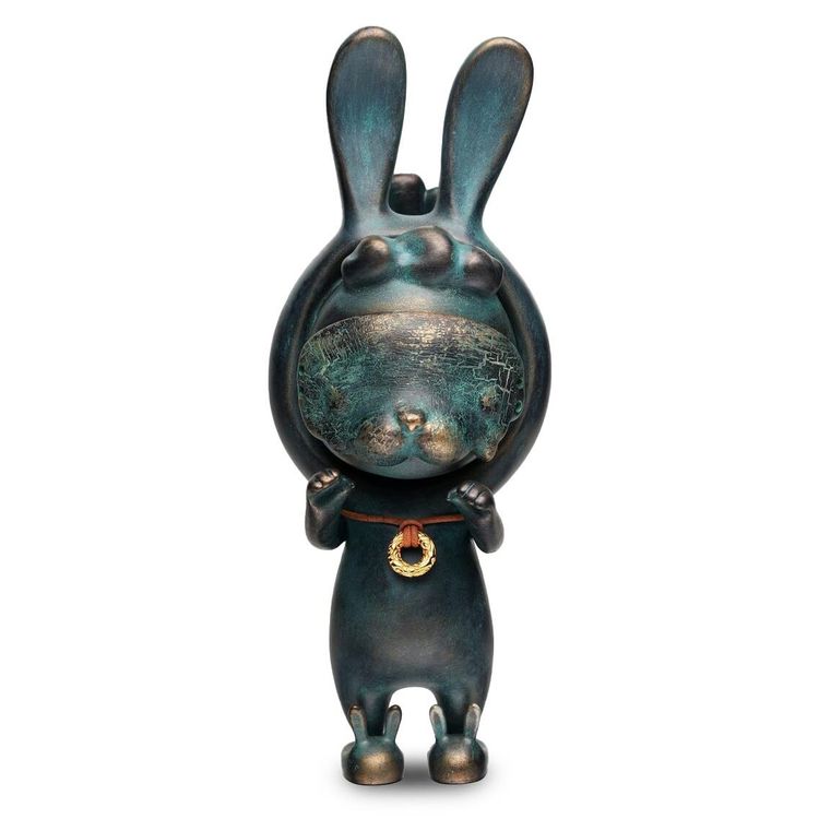 Bronze Ban Rabbit Antique by Sooya