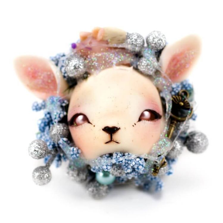 Brooch Deer 1 by Nympheas Dolls (Louis Sophie)