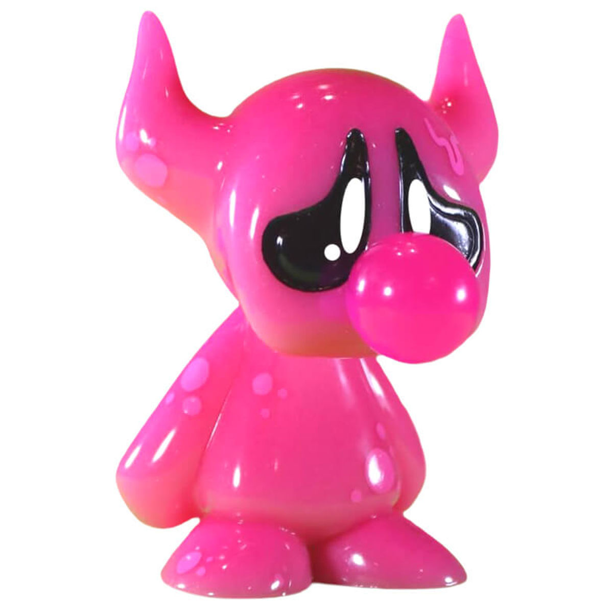Bubble Gum Pink Sad Cartoon