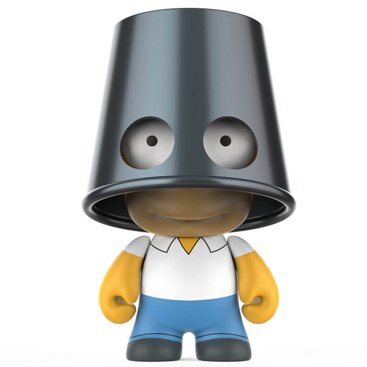 Bucket Head Homer by Matt Groening