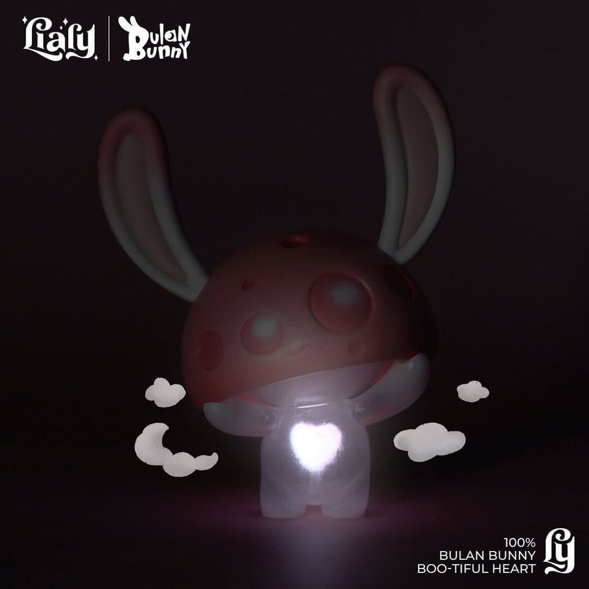 Bulan Bunny Boo-tiful Heart GID