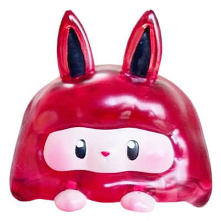 Bunny May Hatched Clear Red by Lucky Day Craft