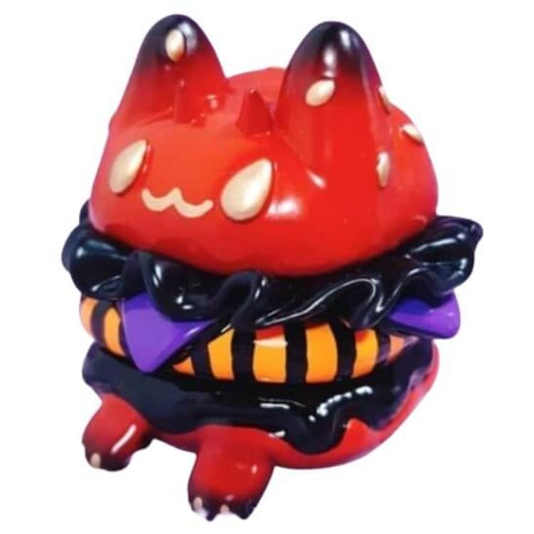 Burger Cat Devil Version by Rato Kim