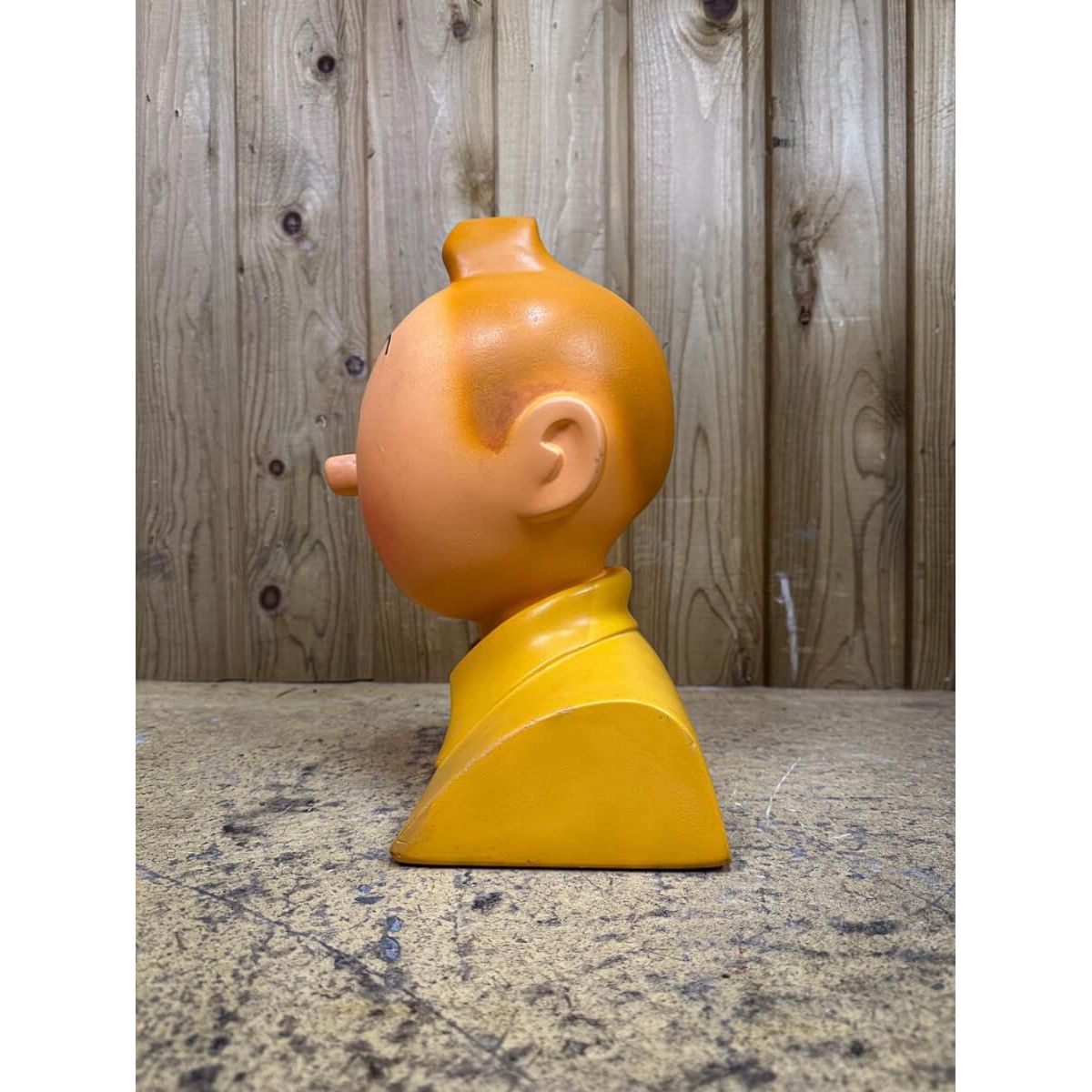 Buste Tintin Yellow Shirt life size