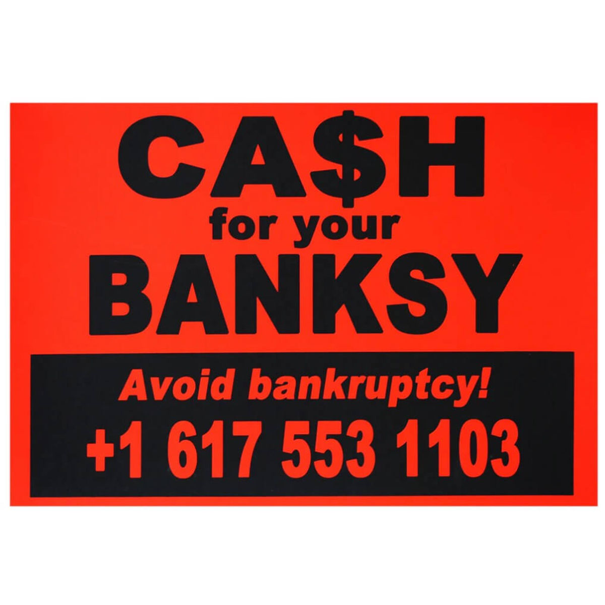 Cash for your Banksy - Avoid bankruptcy!